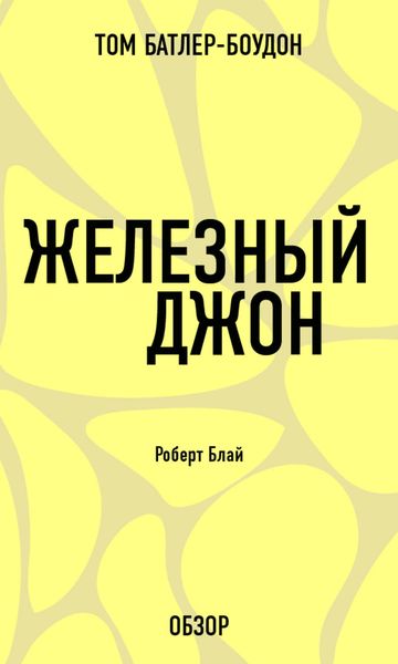 Обложка книги  «Железный Джон. Роберт Блай (обзор)»