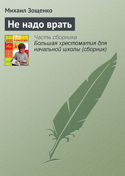 Обложка книги  «Не надо врать»