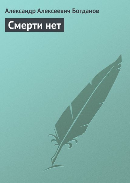 Обложка книги  «Смерти нет»