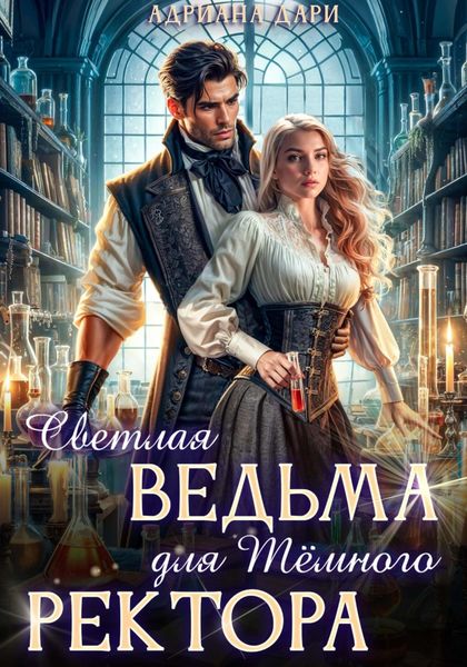 Обложка книги  «Светлая ведьма для Темного ректора»