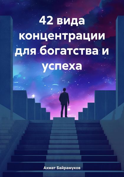 Обложка книги «42 вида концентрации для богатства и успеха»