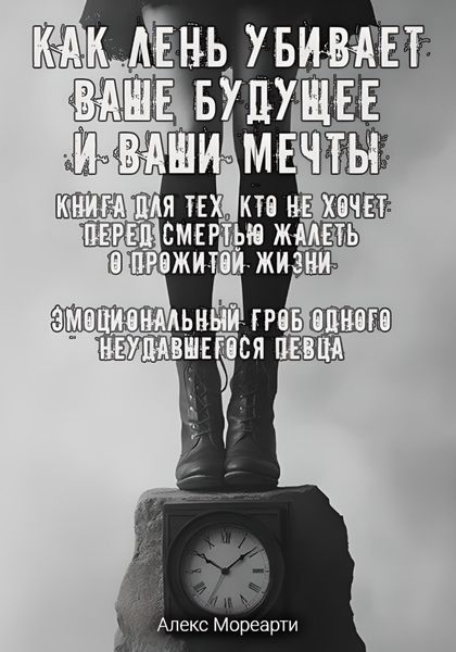 Обложка книги  «Как лень убивает ваше будущее и ваши мечты»