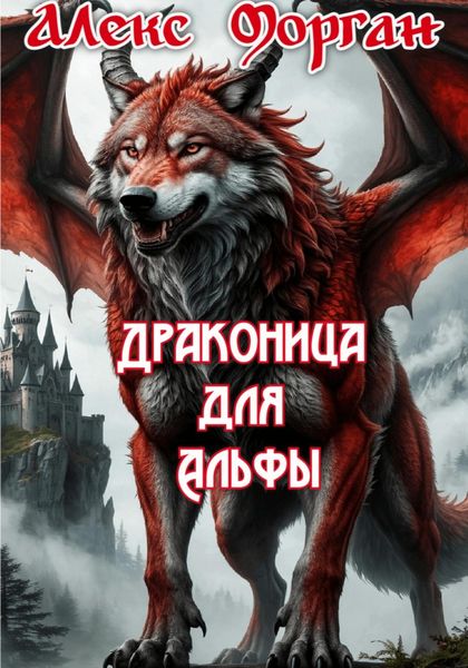 Обложка книги  «Драконица для Альфы»