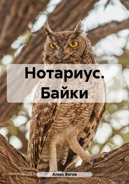 Обложка книги  «Нотариус. Байки»