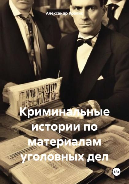 Обложка книги «Криминальные истории по материалам уголовных дел»