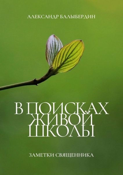 Обложка книги «В поисках Живой школы. Заметки священника»