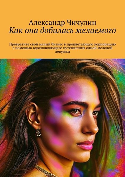 Обложка книги  «Как она добилась желаемого. Превратите свой малый бизнес в процветающую корпорацию с помощью вдохновляющего путешествия одной молодой девушки»