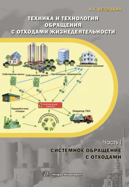 Обложка книги «Техника и технология обращения с отходами жизнедеятельности. Часть I. Системное обращение с отходами»