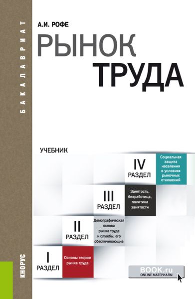 Обложка книги «Рынок труда. (Бакалавриат). Учебник.»