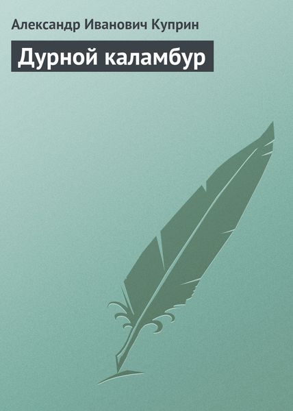 Обложка книги  «Дурной каламбур»