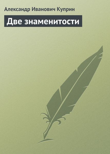 Обложка книги «Две знаменитости»