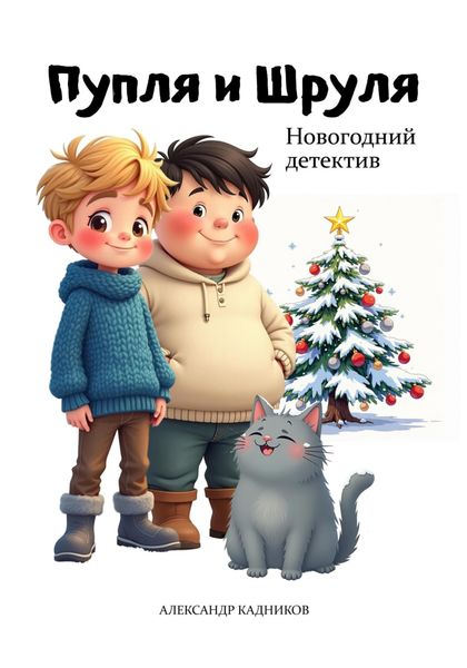 Обложка книги «Пупля и Шруля. Новогодний детектив»
