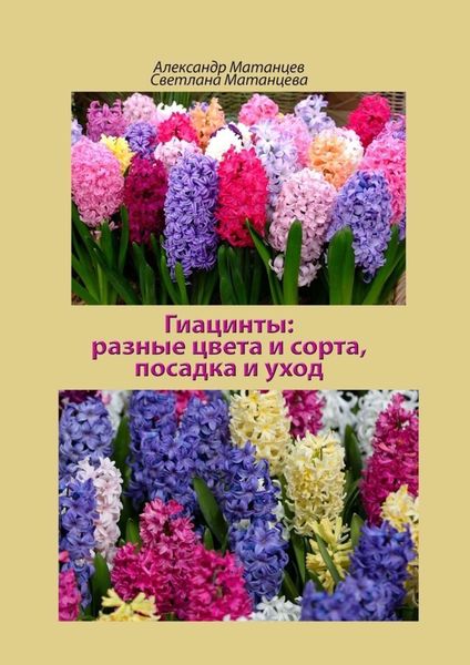 Обложка книги  «Гиацинты: разные цвета и сорта, посадка и уход»