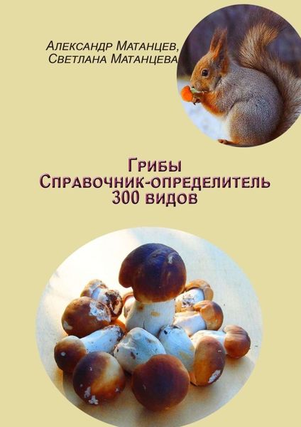 Обложка книги  «Грибы. Справочник-определитель 300 видов»
