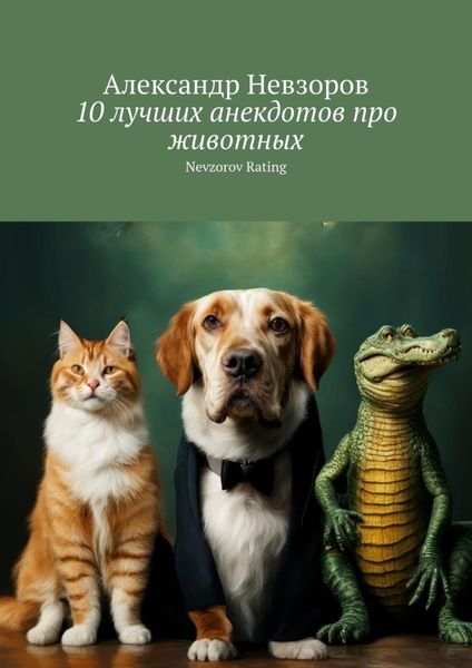 Обложка книги  «10 лучших анекдотов про животных. Nevzorov Rating»