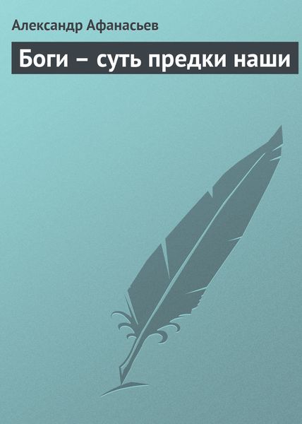 Обложка книги «Боги – суть предки наши»