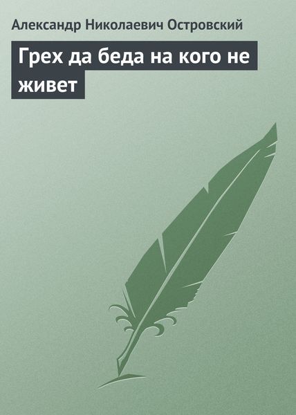 Обложка книги  «Грех да беда на кого не живет»