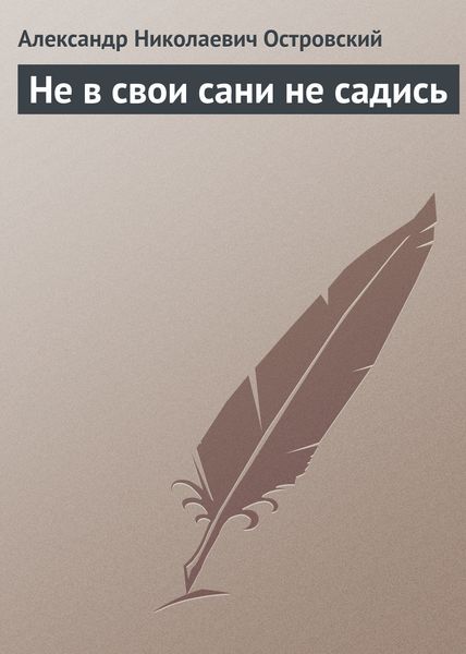 Обложка книги  «Не в свои сани не садись»