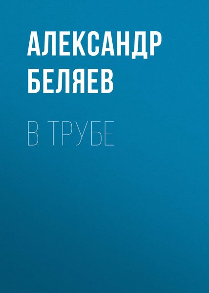 Обложка книги  «В трубе»