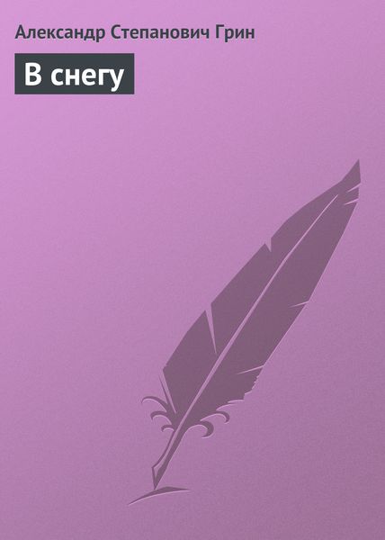 Обложка книги  «В снегу»