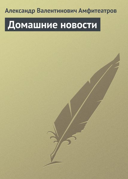 Обложка книги  «Домашние новости»