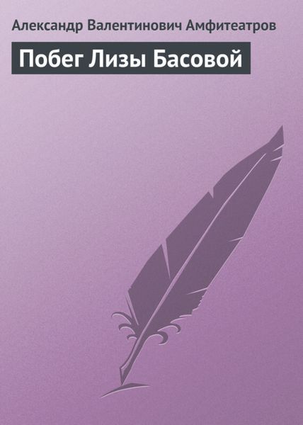 Обложка книги  «Побег Лизы Басовой»
