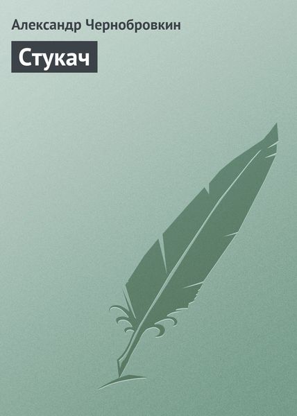 Обложка книги  «Стукач»