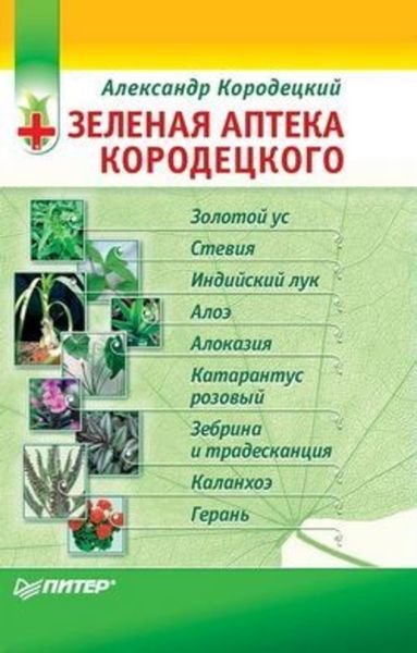 Обложка книги «Зеленая аптека Кородецкого: золотой ус, индийский лук, стевия и другие»