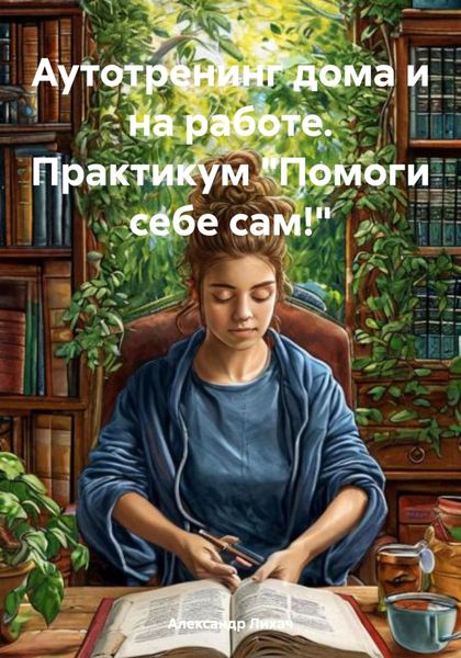 Обложка книги  «Аутотренинг дома и на работе. Практикум «Помоги себе сам!»»