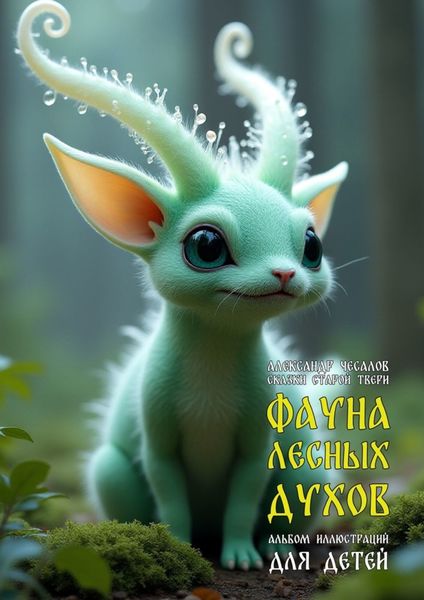 Обложка книги  «Сказки старой Твери: фауна лесных духов. Альбом иллюстраций для детей»