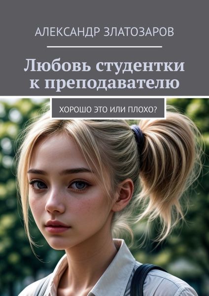 Обложка книги  «Любовь студентки к преподавателю. Хорошо это или плохо?»