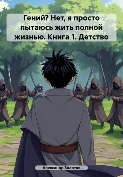 Обложка книги «Гений? Нет, я просто пытаюсь жить полной жизнью. Книга 1. Детство»