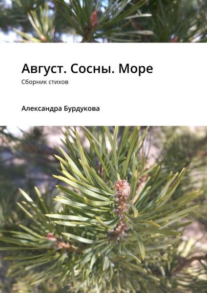Обложка книги «Август. Сосны. Море. Сборник стихов»