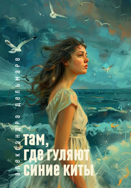 Обложка книги  «Там, где гуляют синие киты»