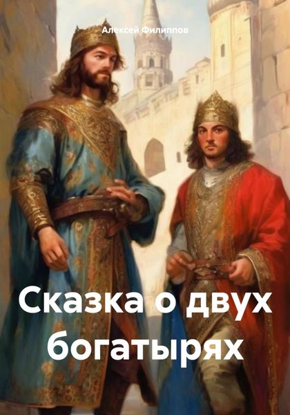 Обложка книги «Сказка о двух богатырях»