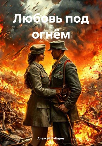 Обложка книги  «Любовь под огнём»