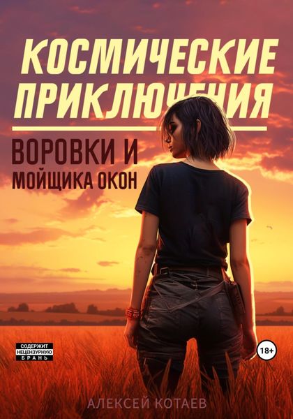 Обложка книги  «Космические приключения воровки и мойщика окон»