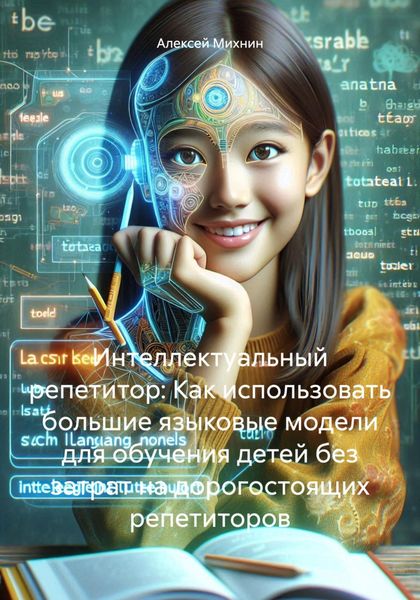 Обложка книги  «Интеллектуальный репетитор: Как использовать большие языковые модели для обучения детей без затрат на дорогостоящих репетиторов»