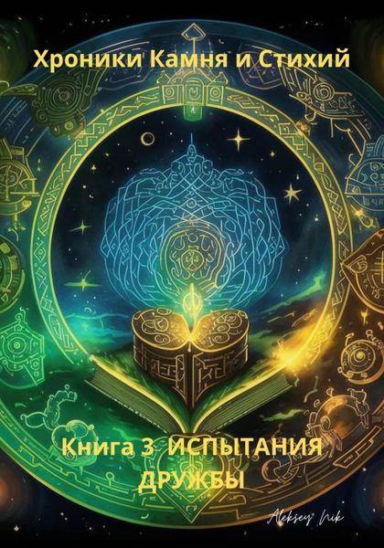 Обложка книги  «Хроники Камня и Стихий Книга 3. Испытания дружбы»