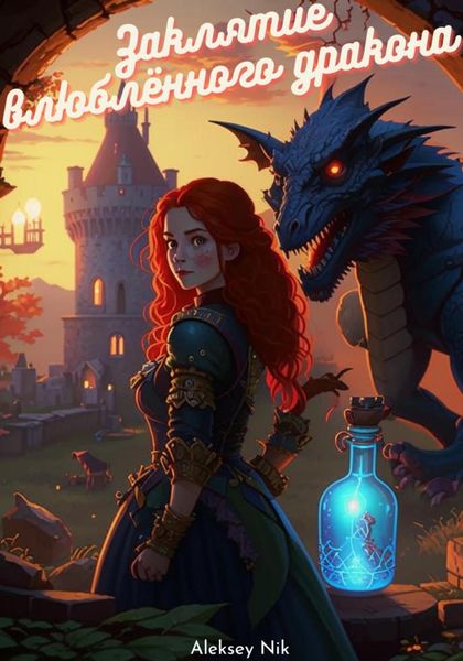 Обложка книги «Заклятие влюблённого дракона»