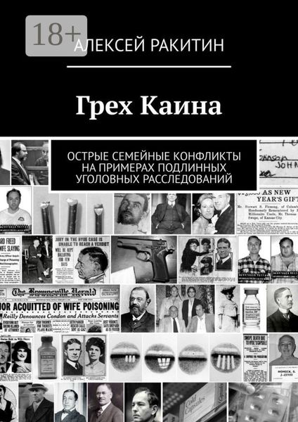 Обложка книги  «Грех Каина. Острые семейные конфликты на примерах подлинных уголовных расследований»