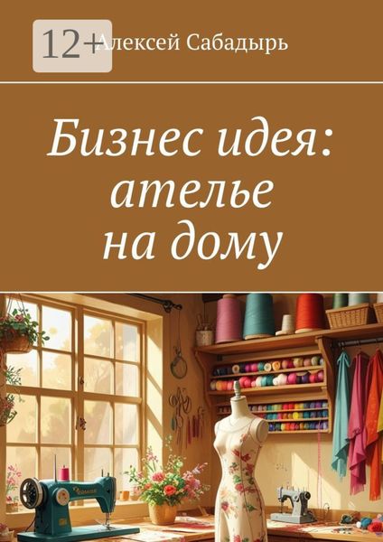 Обложка книги  «Бизнес идея: ателье на дому»