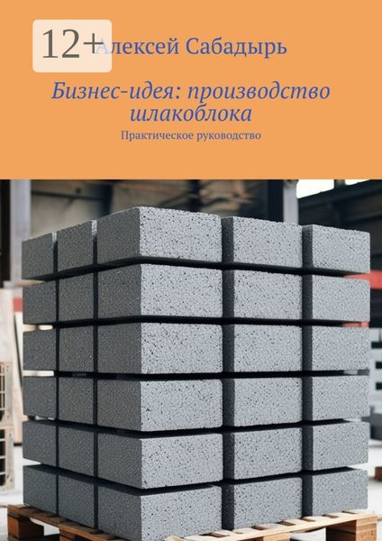 Обложка книги  «Бизнес-идея: производство шлакоблока. Практическое руководство»