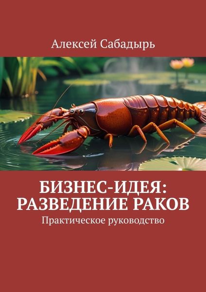 Обложка книги  «Бизнес-идея: разведение раков. Практическое руководство»