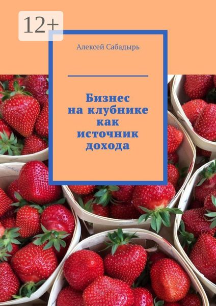 Обложка книги  «Бизнес на клубнике как источник дохода»