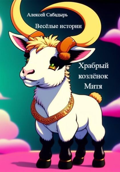Обложка книги  «Храбрый козлёнок Митя»
