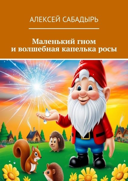 Обложка книги  «Маленький гном и волшебная капелька росы»