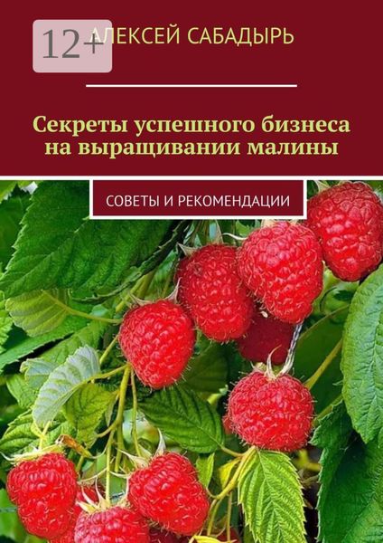 Обложка книги  «Секреты успешного бизнеса на выращивании малины. Советы и рекомендации»