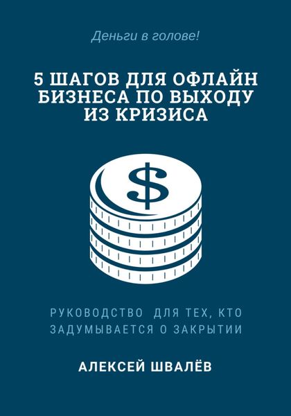 Обложка книги  «5 шагов для малого бизнеса по выходу из кризиса»