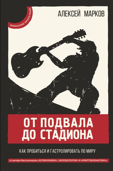 Обложка книги «От подвала до стадиона. Как пробиться и гастролировать по миру»